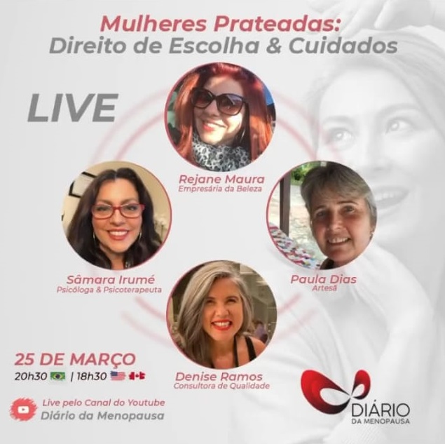 LIVE | Diário da Menopausa | Mulheres Prateadas: Direito de Escolha & Cuidados